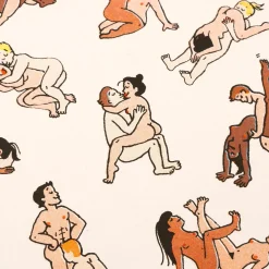 Coucou Suzette Kamasutra Art Print - A3 Risograph* Stationery