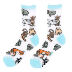 Coucou Suzette Meow Sheer Socks* Sheer Socks