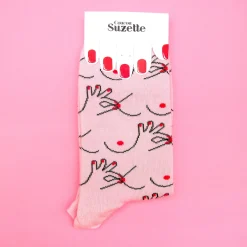 Coucou Suzette Nipples Socks* Cotton Socks