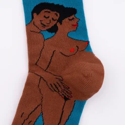 Coucou Suzette Parents Socks - Black Mom And Dad* Cotton Socks