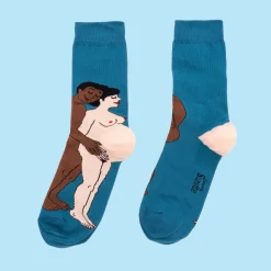 Coucou Suzette Parents Socks - White Mom And Black Dad* Cotton Socks