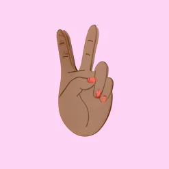 Coucou Suzette Peace Hair Claw - Black* Hair Claws