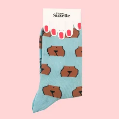 Coucou Suzette Pee-Pee Socks - Black* Cotton Socks