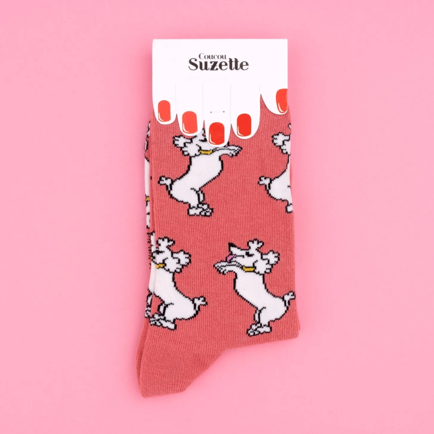 Coucou Suzette Poodle Socks* Cotton Socks