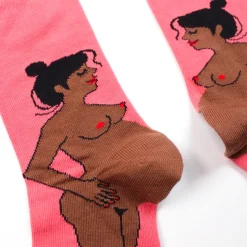 Coucou Suzette Pregnant Woman Socks - Black* Cotton Socks
