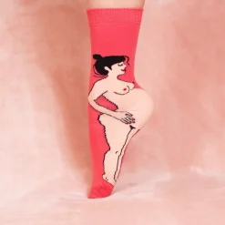 Coucou Suzette Pregnant Woman Socks - White* Cotton Socks