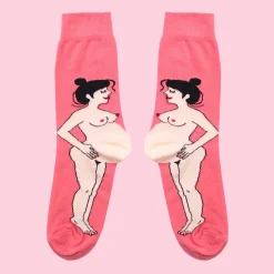 Coucou Suzette Pregnant Woman Socks - White* Cotton Socks