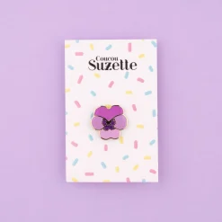 Coucou Suzette Purple Pansy Pin* Pins