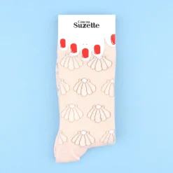 Coucou Suzette Scallop Shell Socks* Cotton Socks