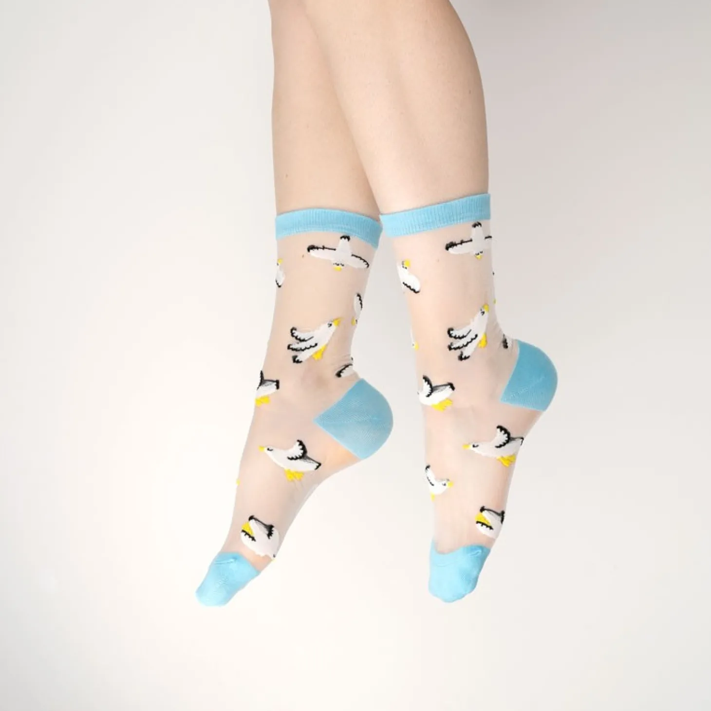 Coucou Suzette Seagull Sheer Socks* Sheer Socks