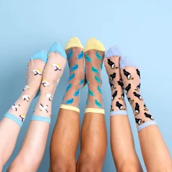 Coucou Suzette Seagull Sheer Socks* Sheer Socks