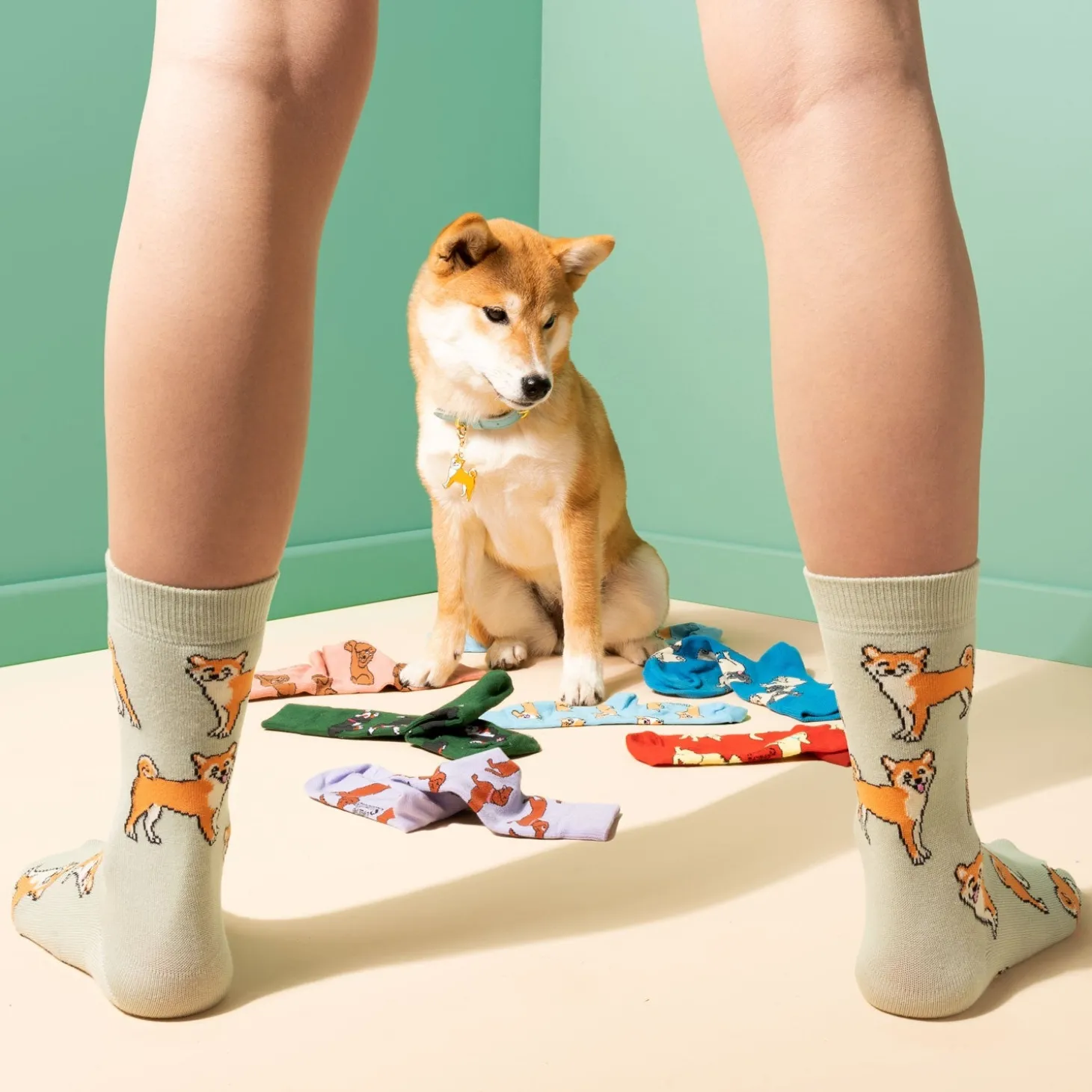 Coucou Suzette Shiba Key Ring / Pet Tag* Key Rings