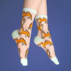 Coucou Suzette Shiba Sheer Socks* Sheer Socks