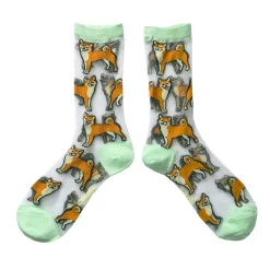 Coucou Suzette Shiba Sheer Socks* Sheer Socks