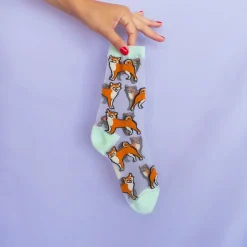 Coucou Suzette Shiba Sheer Socks* Sheer Socks