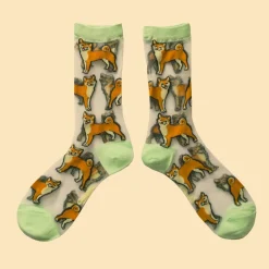 Coucou Suzette Shiba Sheer Socks* Sheer Socks
