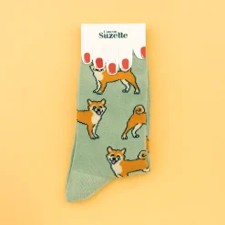 Coucou Suzette Shiba Socks* Cotton Socks