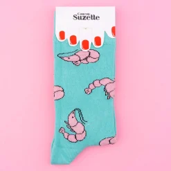 Coucou Suzette Shrimp Socks* Cotton Socks