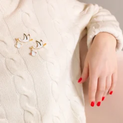 Coucou Suzette Stork Pin - Black Baby* Pins