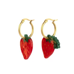 Coucou Suzette Strawberry Earrings* Jewelry