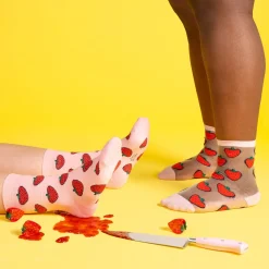 Coucou Suzette Strawberry Sheer Socks* Sheer Socks