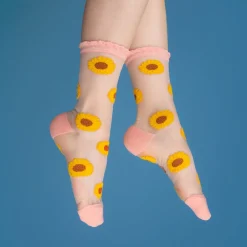 Coucou Suzette Sunflower Sheer Socks* Sheer Socks