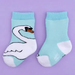 Coucou Suzette Swan Baby Socks* Kids Socks