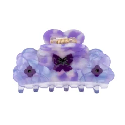 Coucou Suzette Three Pansies Hair Claw* Hair Claws