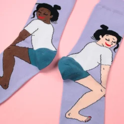 Coucou Suzette Twerk Socks - White* Cotton Socks