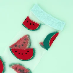 Coucou Suzette Watermelon Sheer Socks* Sheer Socks