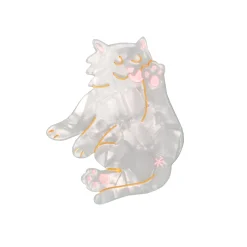 Coucou Suzette White Cat Hair Claw* Hair Claws