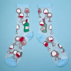 Coucou Suzette Wine Sheer Socks* Sheer Socks