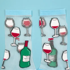 Coucou Suzette Wine Sheer Socks* Sheer Socks